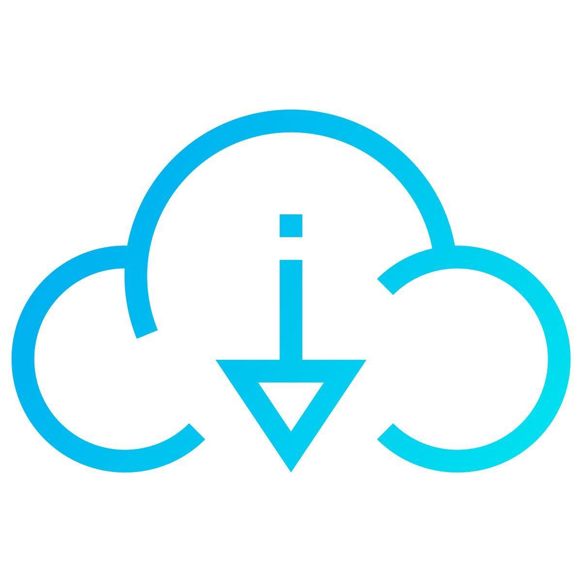 クラウドダウンロード icon