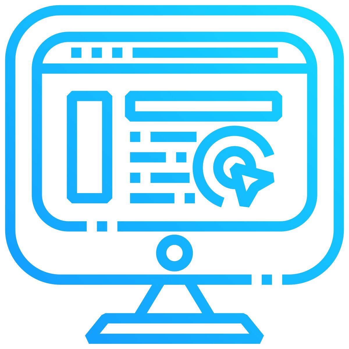 computer browsing icon