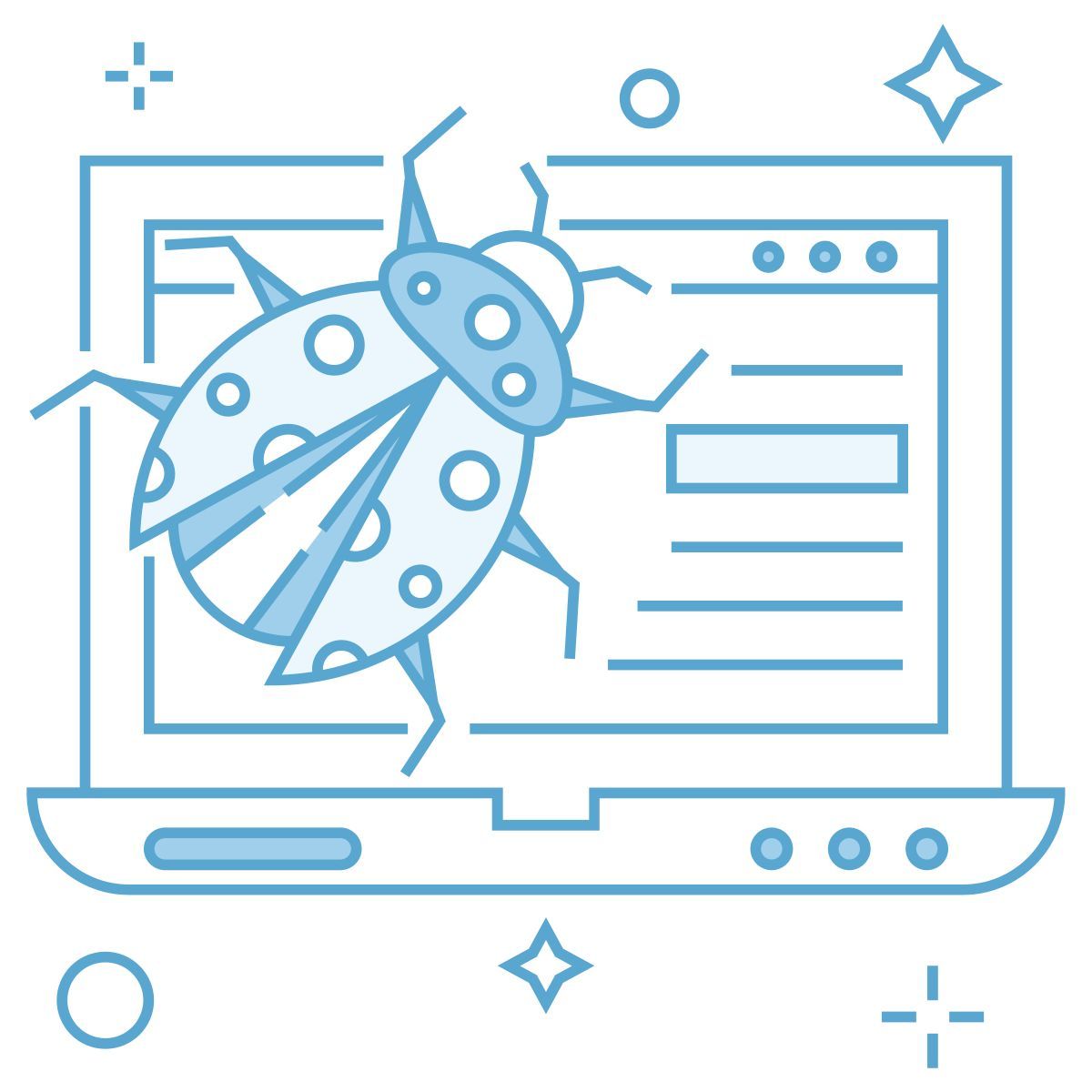 bug de computador icon