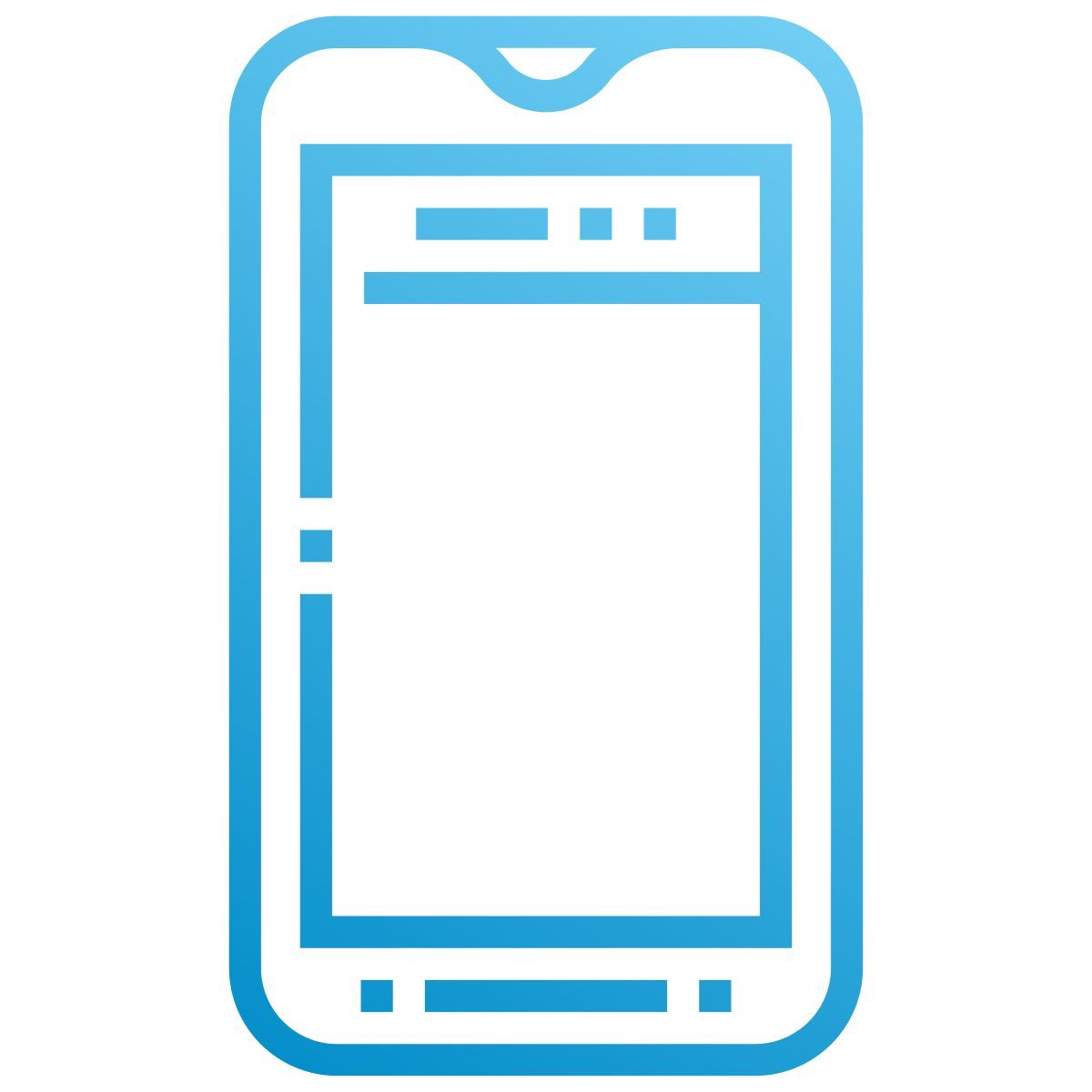 zwei smartphones icon