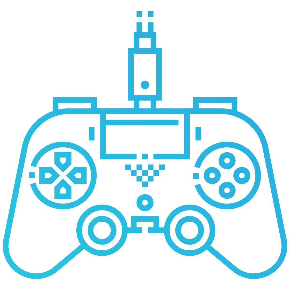 ps4 controller cable icon