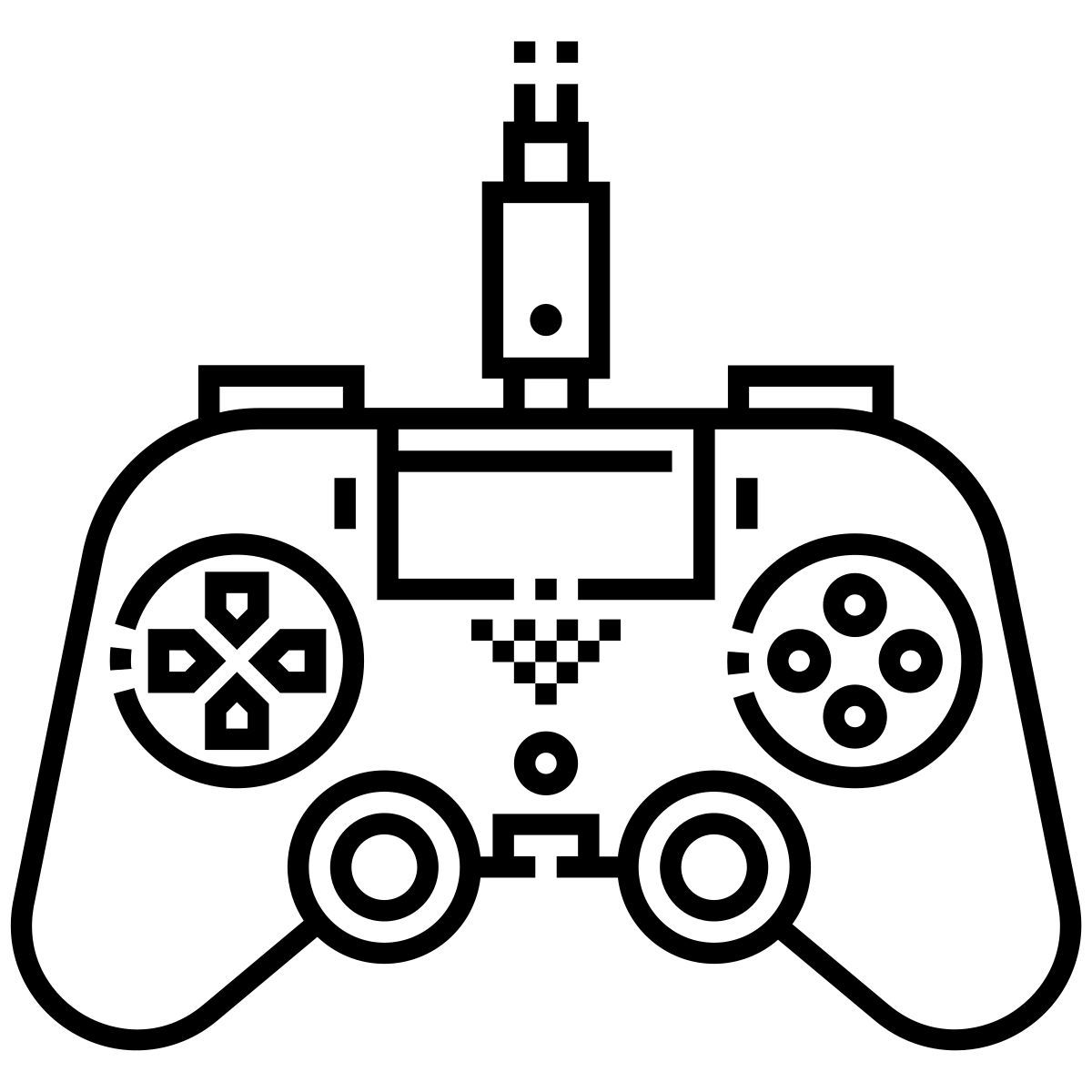 ps4 controller cable icon