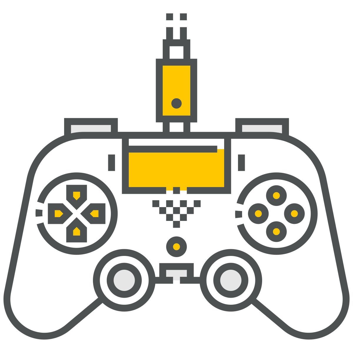 ps4 controller cable icon