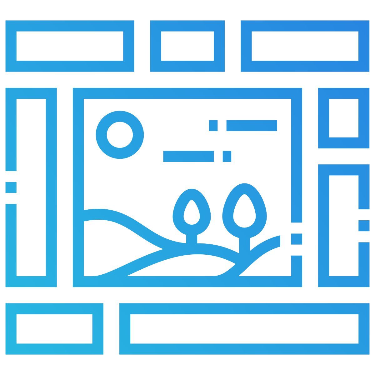 墙面形象设计 icon