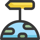 external arrow-map-and-navigation-others-aquariid icon