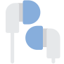 external earbuds-flat-multimedia-others-bomsymbols- icon