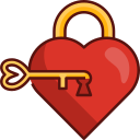 external lock-key-valentines-day-others-bzzricon-studio icon