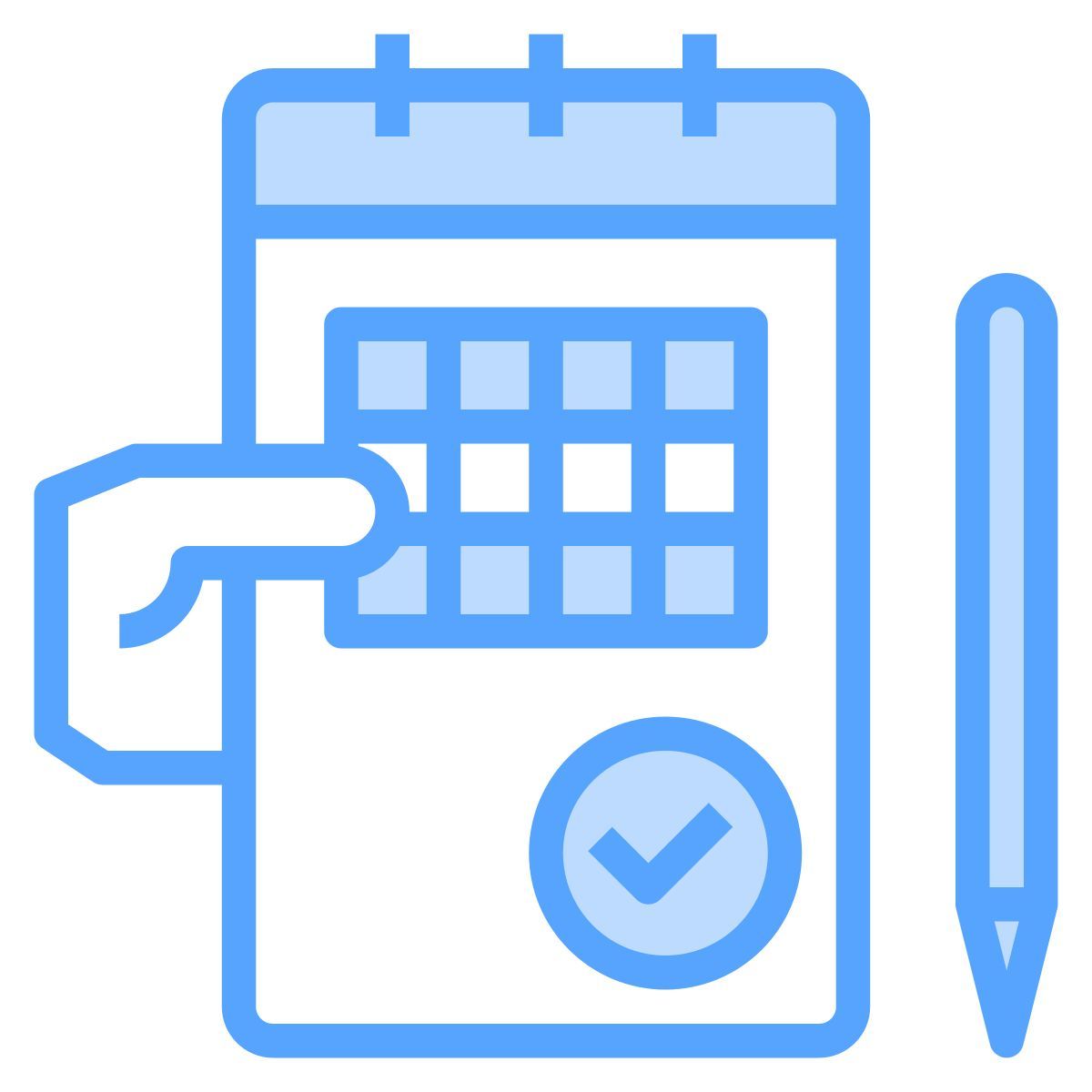 vérifier le calendrier icon