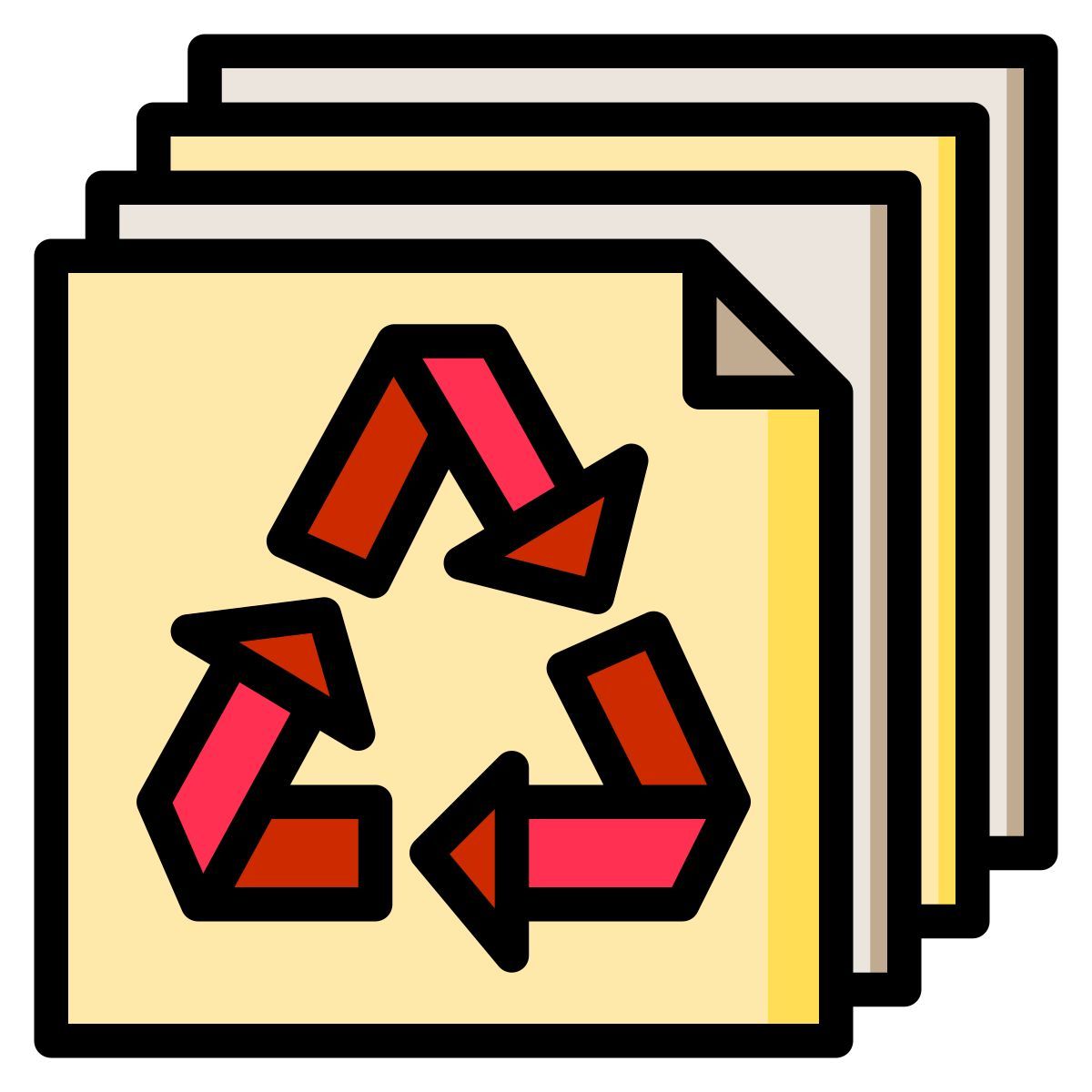 papier recyceln icon