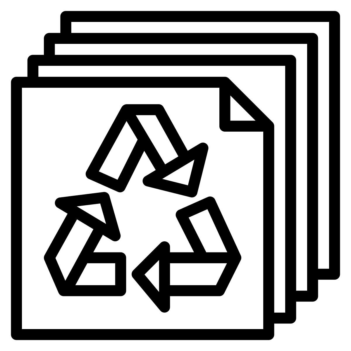 recycle paper icon