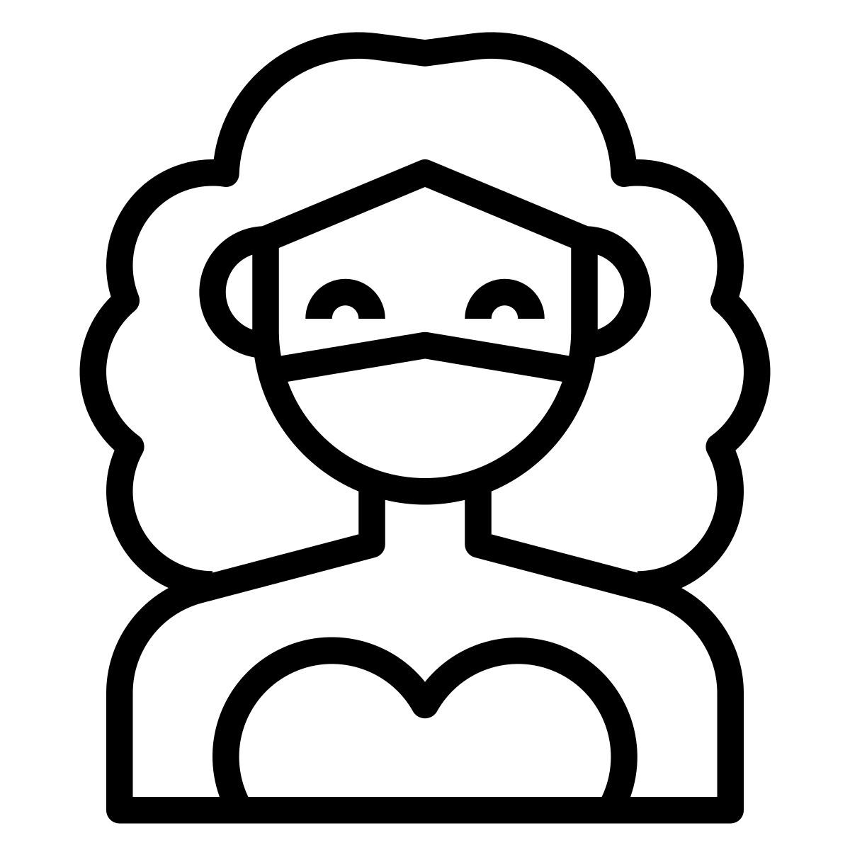 mujer de pie icon