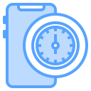 external Clock-mobile-application-blue-others-cattaleeya-thongsriphong icon