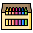 external Crayons-school-stationery-color-line-others-cattaleeya-thongsriphong-2 icon