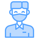 external Man-male-avatar-with-medical-mask-blue-others-cattaleeya-thongsriphong-13 icon