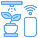 external Plant-internet-of-thing-blue-others-cattaleeya-thongsriphong icon