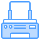 external Printer-school-stationery-blue-others-cattaleeya-thongsriphong icon