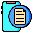 external Sheet-mobile-application-color-line-others-cattaleeya-thongsriphong icon