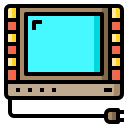 external TV-electronic-devices-color-line-others-cattaleeya-thongsriphong icon