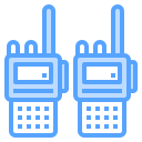 external Walkie-Talkie-electronic-devices-blue-others-cattaleeya-thongsriphong icon