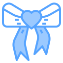 external bow-valentine-blue-others-cattaleeya-thongsriphong icon