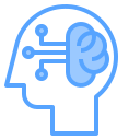 external brain-artificial-intelligence-blue-others-cattaleeya-thongsriphong icon