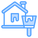 external brush-stay-at-home-blue-others-cattaleeya-thongsriphong icon