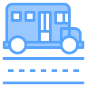 external bus-school-blue-others-cattaleeya-thongsriphong icon