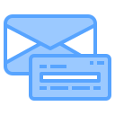 external cheque-mail-blue-others-cattaleeya-thongsriphong icon