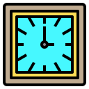 external clock-electronic-device-color-line-others-cattaleeya-thongsriphong icon