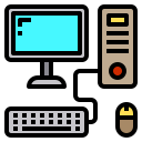 external computer-electronic-device-color-line-others-cattaleeya-thongsriphong icon