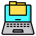 external computer-laptop-color-line-others-cattaleeya-thongsriphong icon