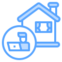 external home-work-from-home-blue-others-cattaleeya-thongsriphong icon