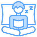 external man-relax-at-home-blue-others-cattaleeya-thongsriphong-2 icon