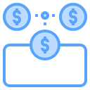 external money-financial-blue-others-cattaleeya-thongsriphong icon