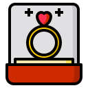 external ring-love-color-line-others-cattaleeya-thongsriphong icon