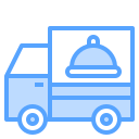 external truck-food-delivery-blue-others-cattaleeya-thongsriphong icon