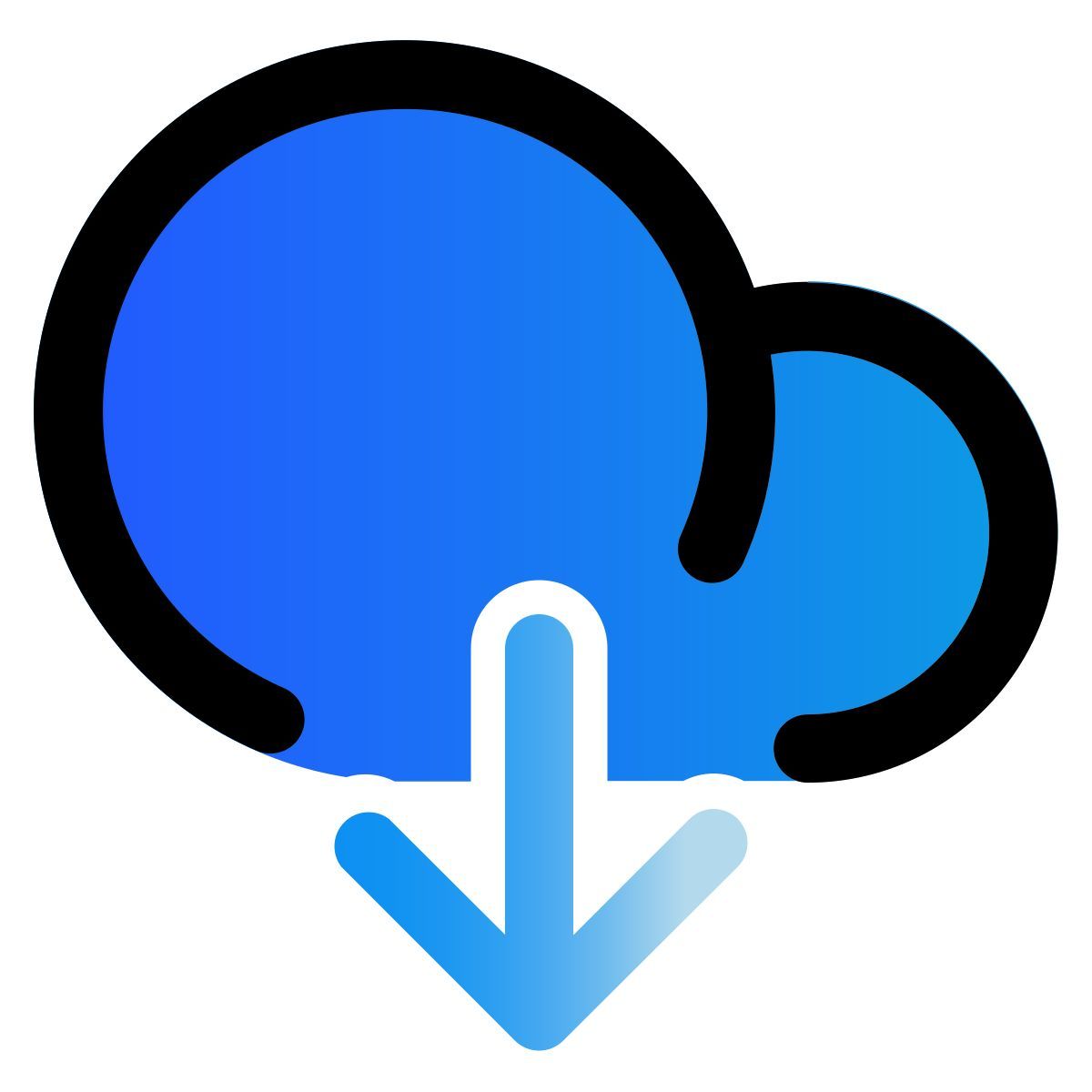 scaricamento icon