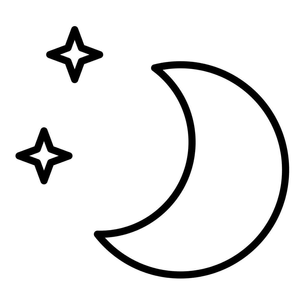 夜晚晴间多云 icon