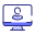 external monitor-organization-dashed-line-others-ghozy-muhtarom icon