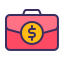 external briefcase-finance-filled-line-others-ghozy-muhtarom icon