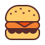 external burger-food-filled-line-others-ghozy-muhtarom icon