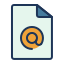 external document-seo-web-filled-line-others-ghozy-muhtarom icon