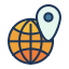 external location-seo-web-filled-line-others-ghozy-muhtarom icon