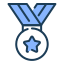 external medal-award-dashed-line-others-ghozy-muhtarom-2 icon