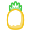 external pineapple-fruits-and-vegetable-outline-others-ghozy-muhtarom icon