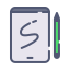 external sketchbook-design-thinking-flat-dashed-others-ghozy-muhtarom icon