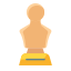 external statue-award-flat-others-ghozy-muhtarom icon
