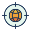 external target-seo-web-filled-line-others-ghozy-muhtarom icon