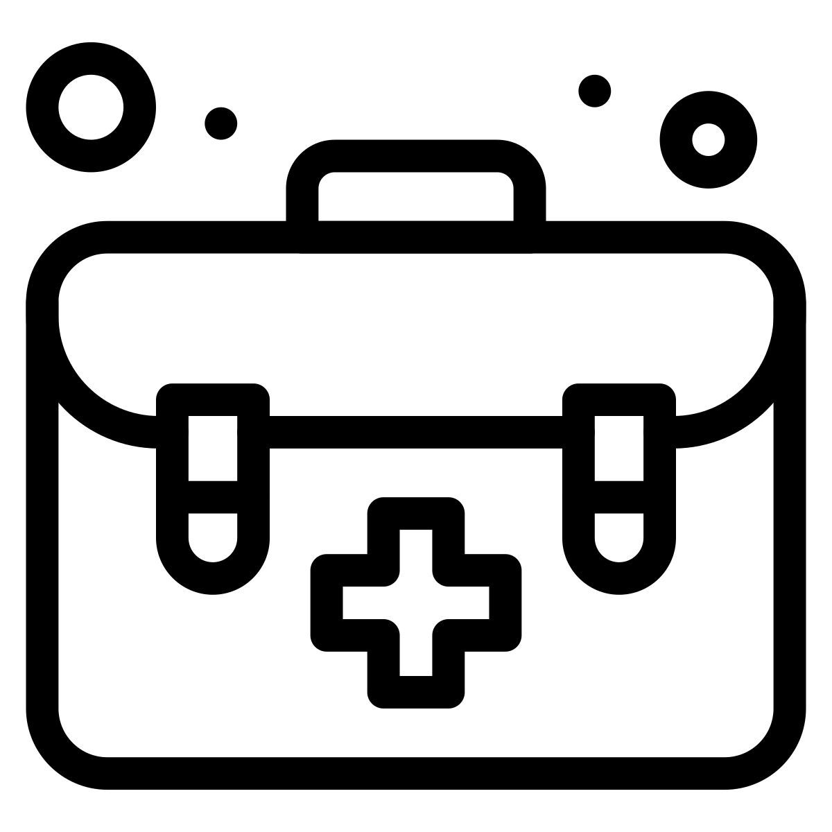 tasche vorderansicht icon