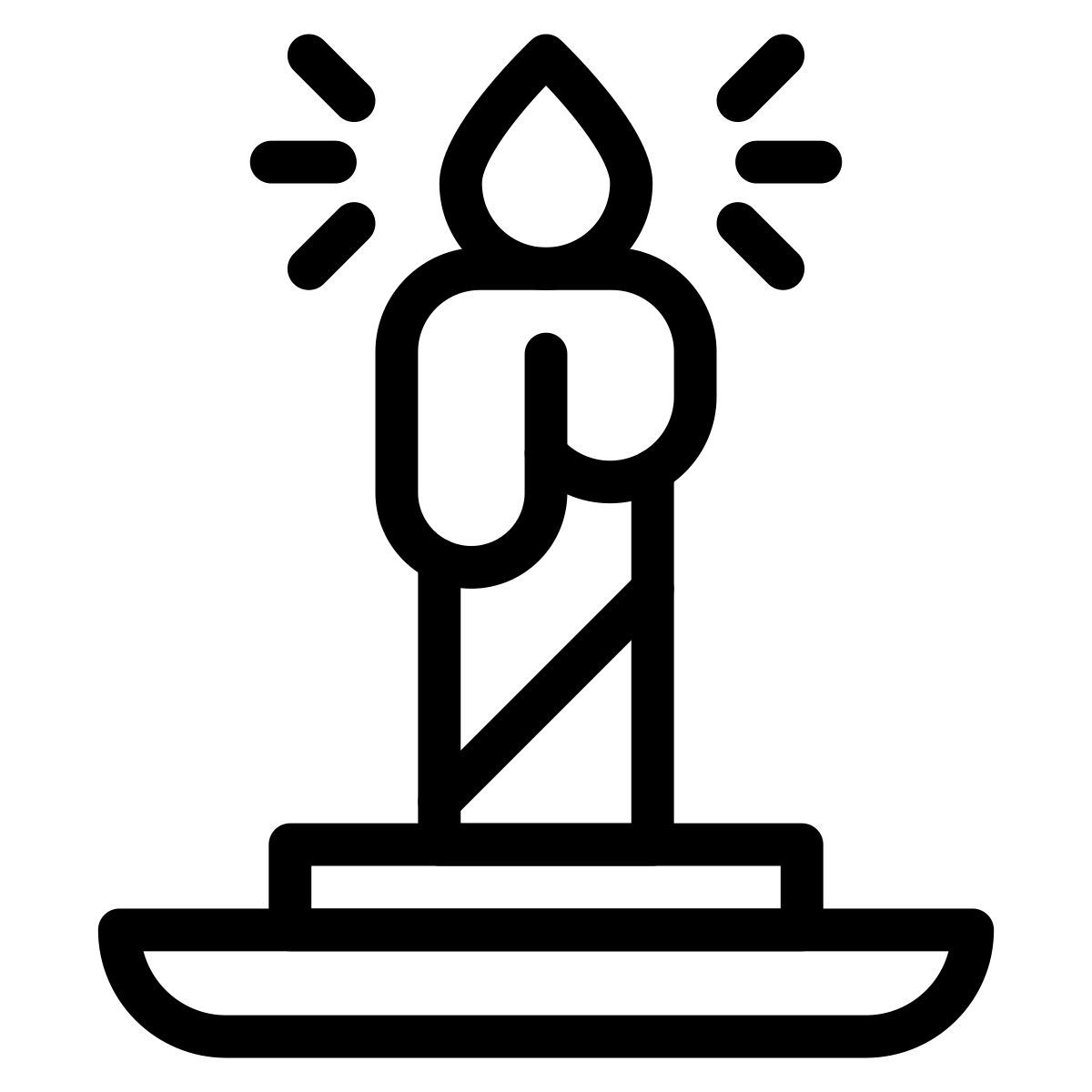 vela de navidad icon